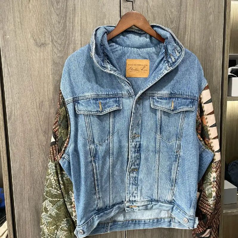 Martine Rose Martine Rose Blue Leather Women's Jacket 0089 Size XS / US 0-2 / IT 36-38 - 7 Thumbnail