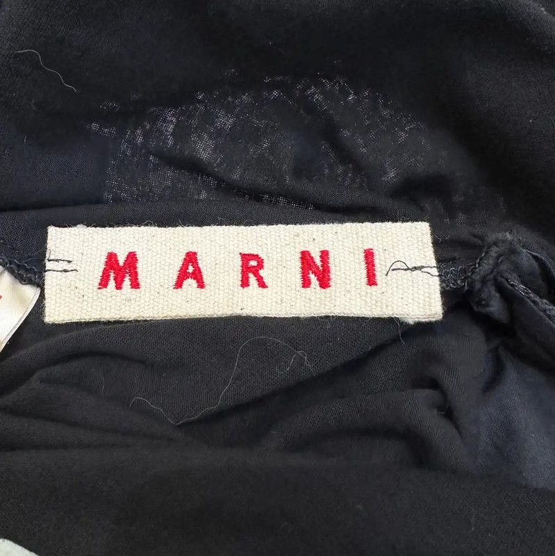 Marni Marni Black Short Sleeve Dress 0089 Size M / US 6-8 / IT 42-44 - 7 Thumbnail