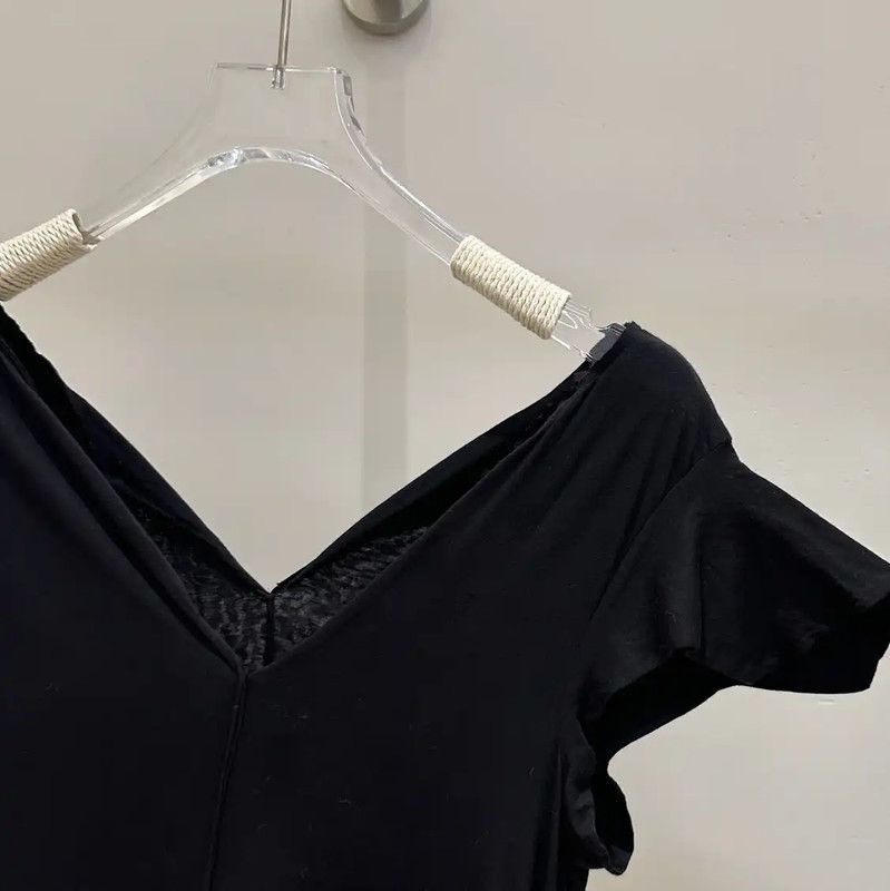 Marni Marni Black Short Sleeve Dress 0089 Size M / US 6-8 / IT 42-44 - 4 Thumbnail