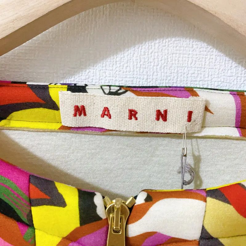 Marni Marni Colorful Floral Print Short Sleeve Sweatshirt 0089 Size M / US 6-8 / IT 42-44 - 5 Thumbnail