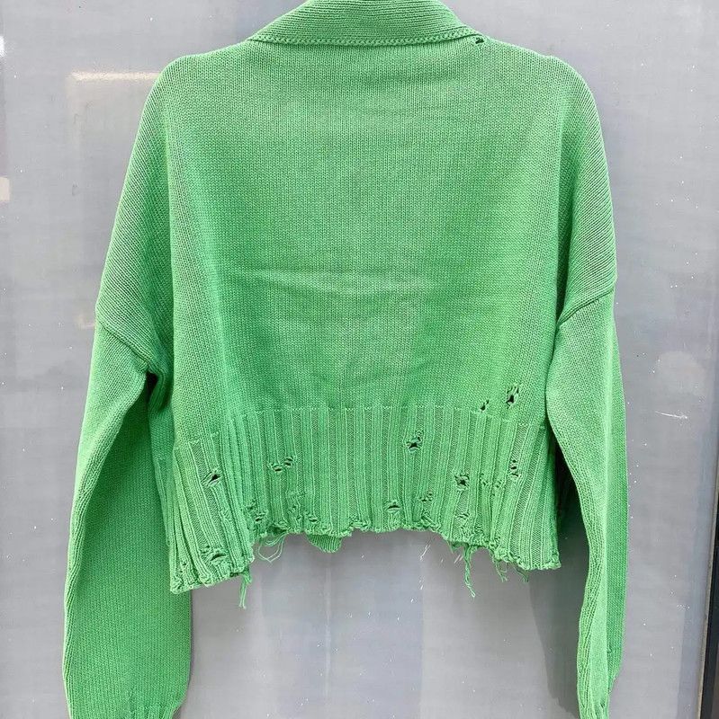 Marni Marni Green Wool Blend Women's Cardigan 0089 Size M / US 6-8 / IT 42-44 - 2 Thumbnail