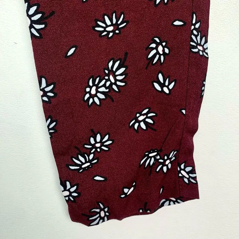 Marni Marni Casual Cotton Pants in Deep Red for Women 0089 Size 22" - 4 Thumbnail