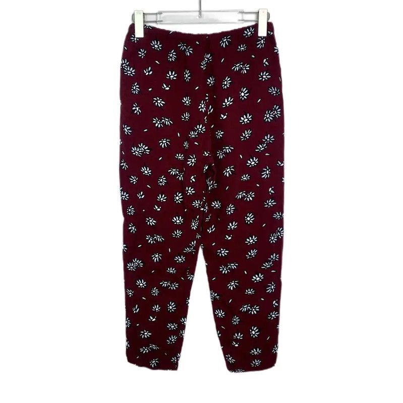Marni Marni Casual Cotton Pants in Deep Red for Women 0089 Size 22" - 2 Thumbnail