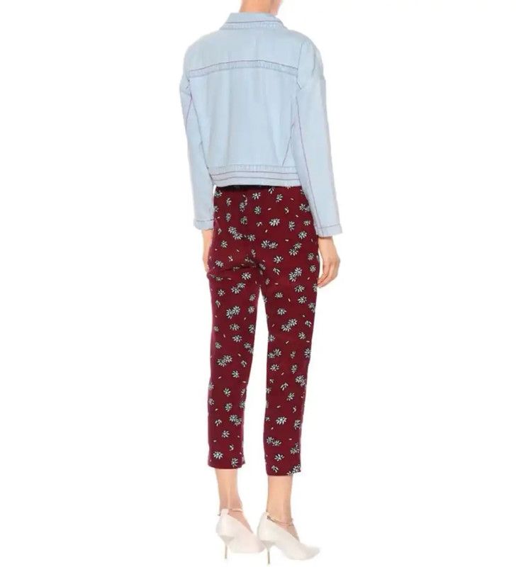 Marni Marni Casual Cotton Pants in Deep Red for Women 0089 Size 22" - 9 Thumbnail