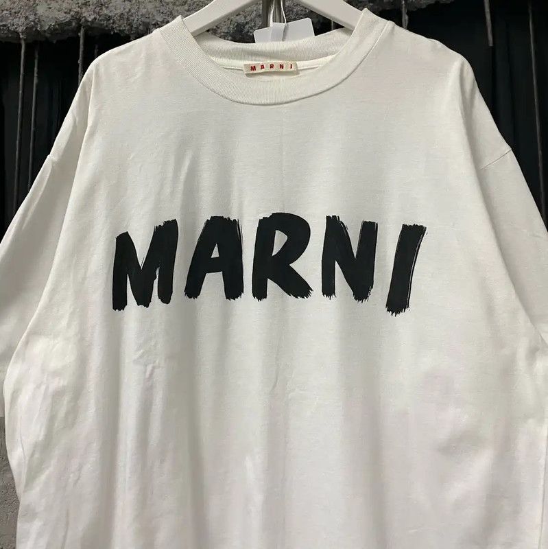 Marni Marni White Cotton Women's T-Shirt 0089 Size ONE SIZE - 3 Thumbnail