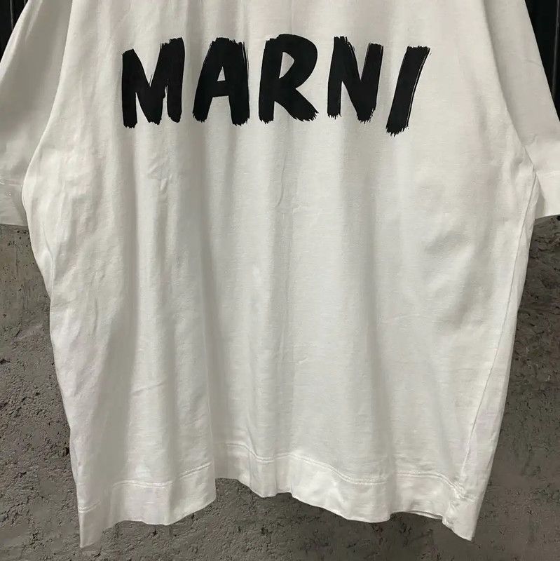 Marni Marni White Cotton Women's T-Shirt 0089 Size ONE SIZE - 4 Thumbnail