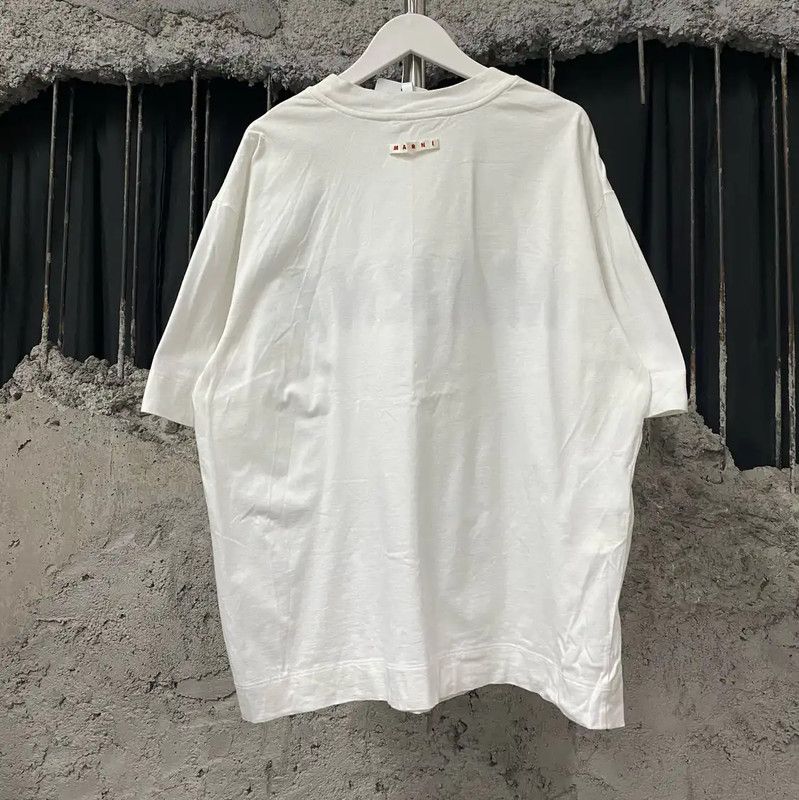 Marni Marni White Cotton Women's T-Shirt 0089 Size ONE SIZE - 2 Thumbnail