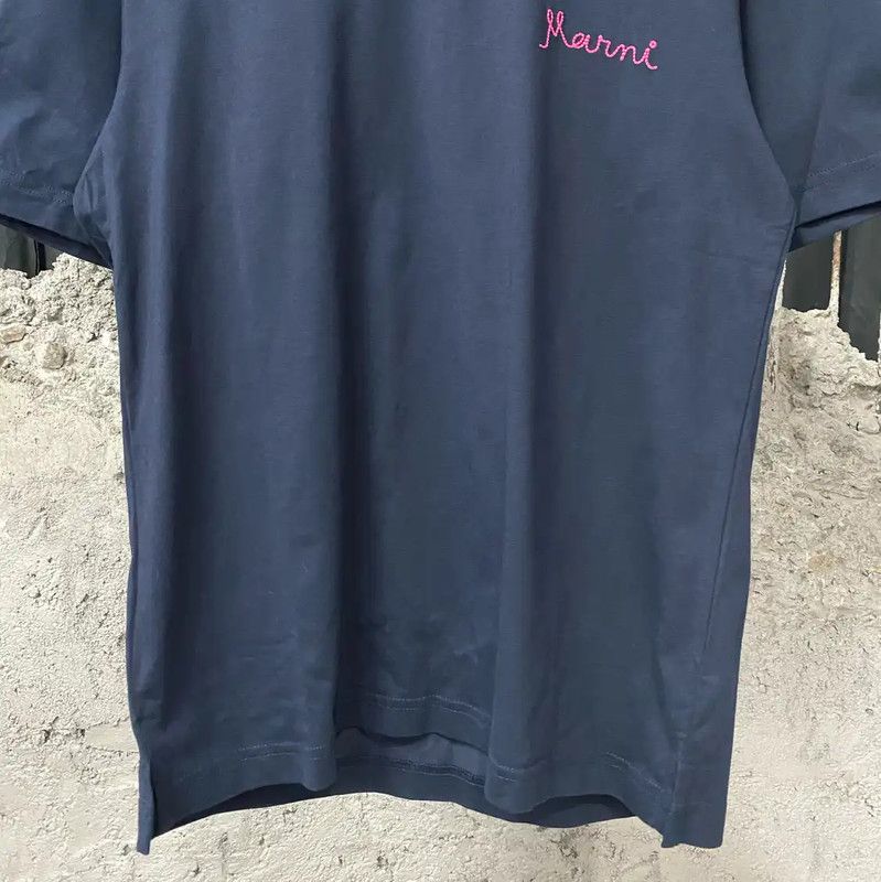 Marni Marni Blue Cotton Women's T-Shirt 0089 Size ONE SIZE - 4 Thumbnail