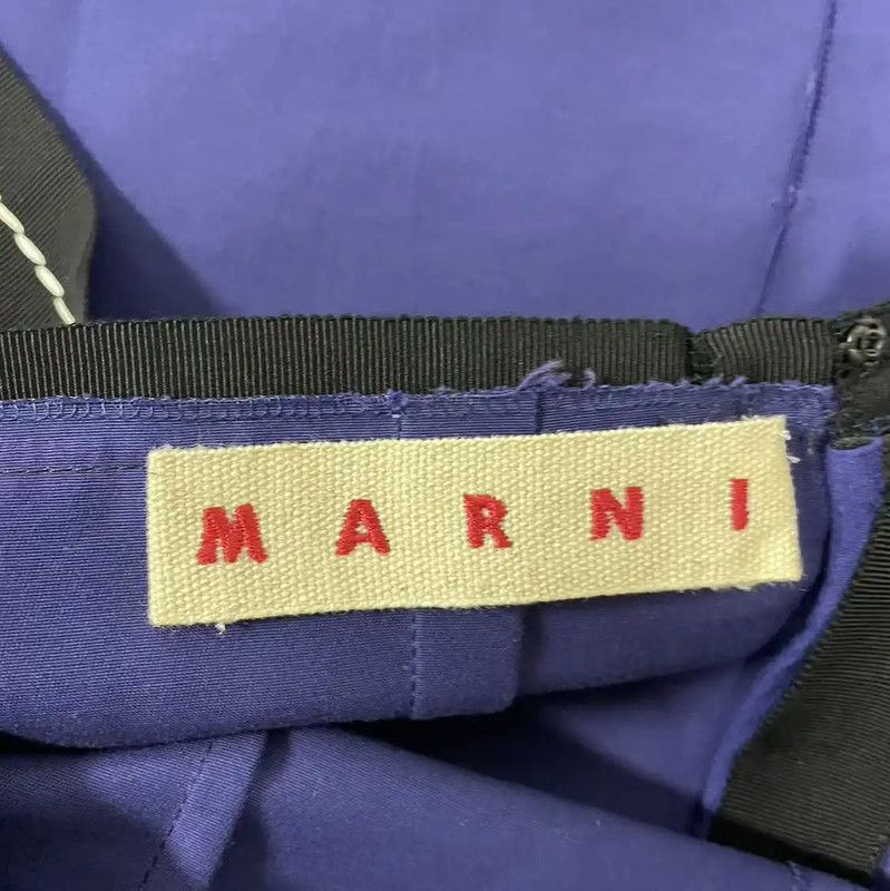 Marni Marni Blue Cotton Women's Skirt 0089 Size 23" - 9 Thumbnail