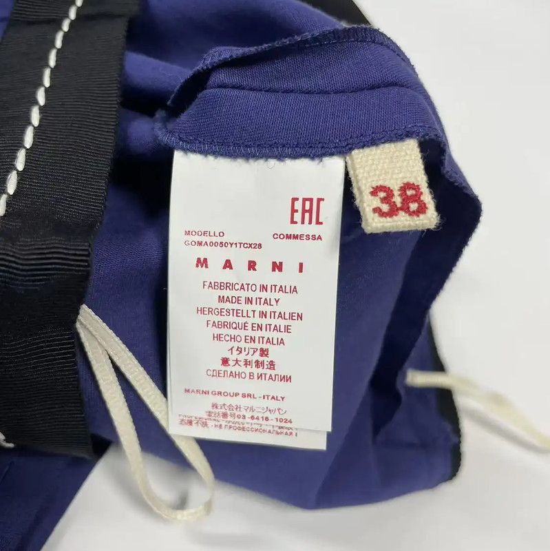 Marni Marni Blue Cotton Women's Skirt 0089 Size 23" - 8 Thumbnail