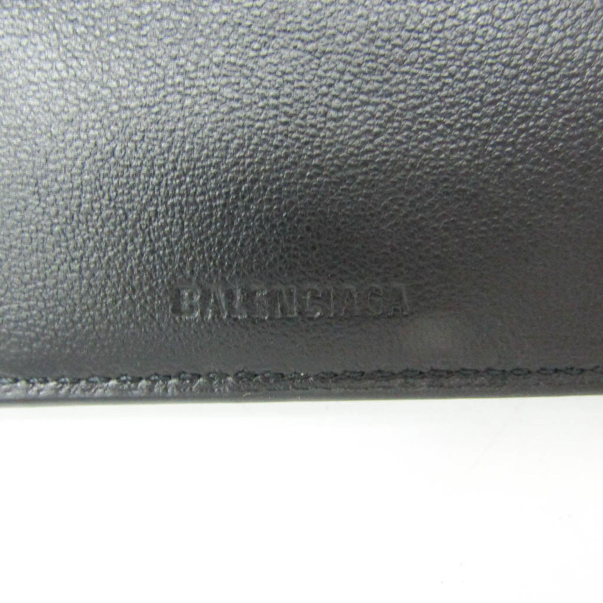 Balenciaga Balenciaga 594549 Women,Men Calfskin Bill Wallet (bi-fold) Black Size ONE SIZE - 10 Thumbnail