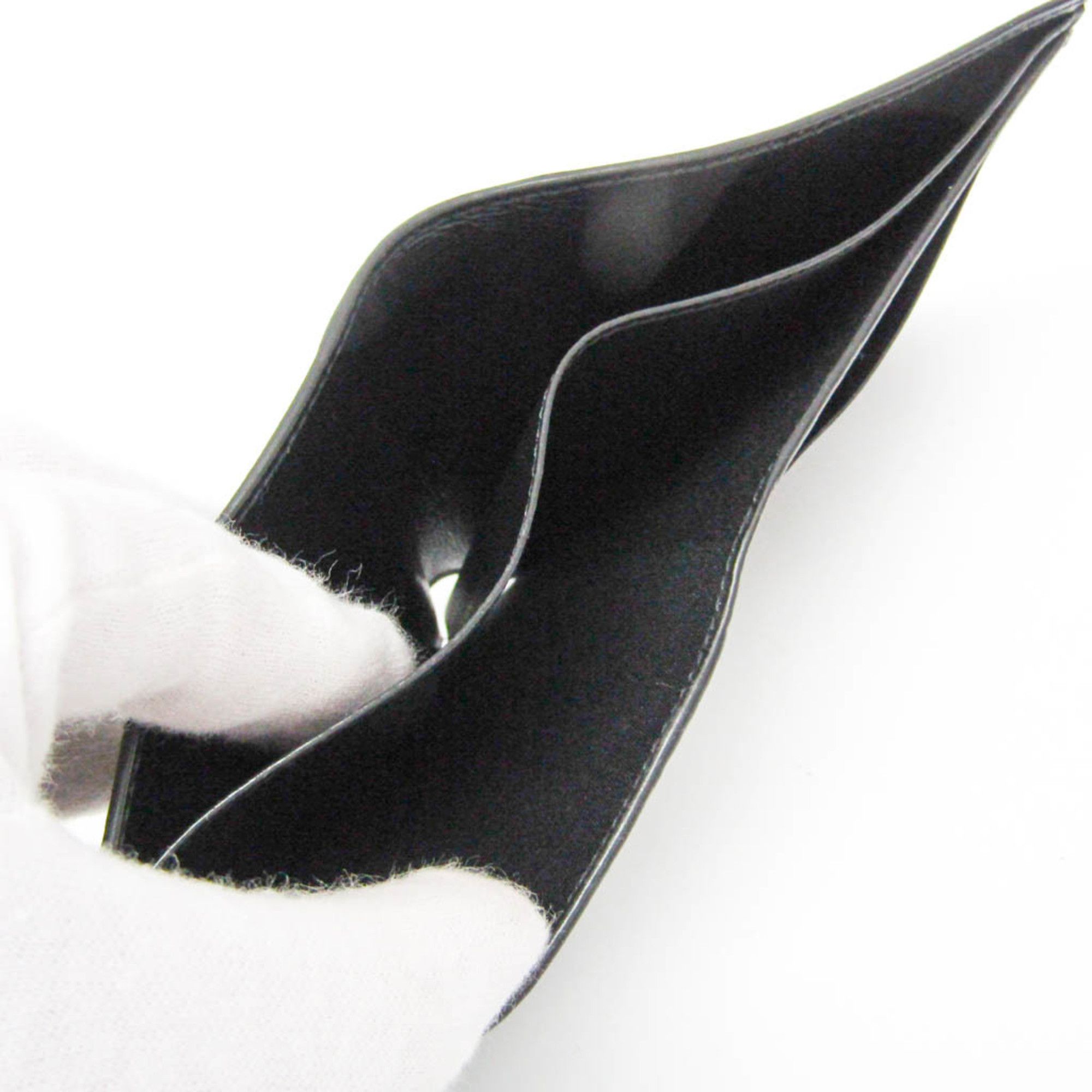 Balenciaga Balenciaga 594549 Women,Men Calfskin Bill Wallet (bi-fold) Black Size ONE SIZE - 5 Thumbnail