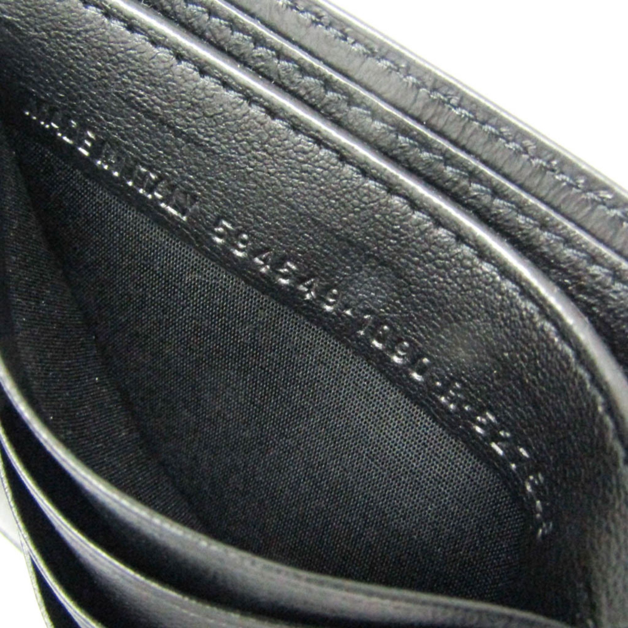 Balenciaga Balenciaga 594549 Women,Men Calfskin Bill Wallet (bi-fold) Black Size ONE SIZE - 11 Thumbnail