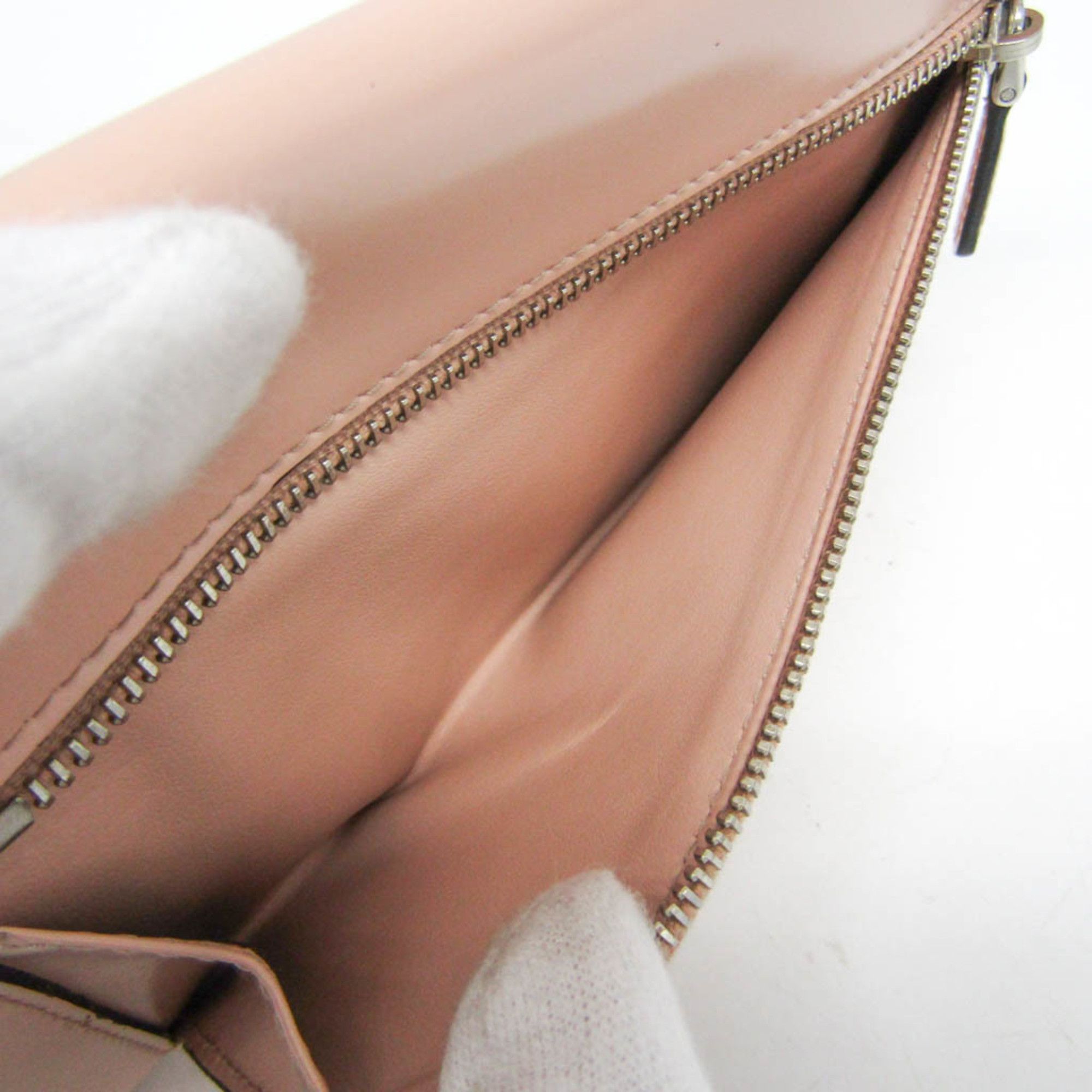 Prada Prada Envelope Chain Strap Women's Leather Clutch Bag,Pouch Pink Size ONE SIZE - 4 Thumbnail