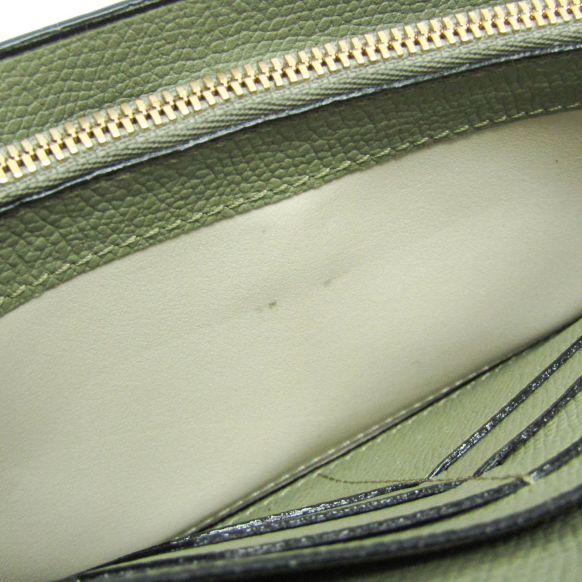 Valextra Valextra Women's Leather Long Wallet (bi-fold) Green Size ONE SIZE - 11 Thumbnail
