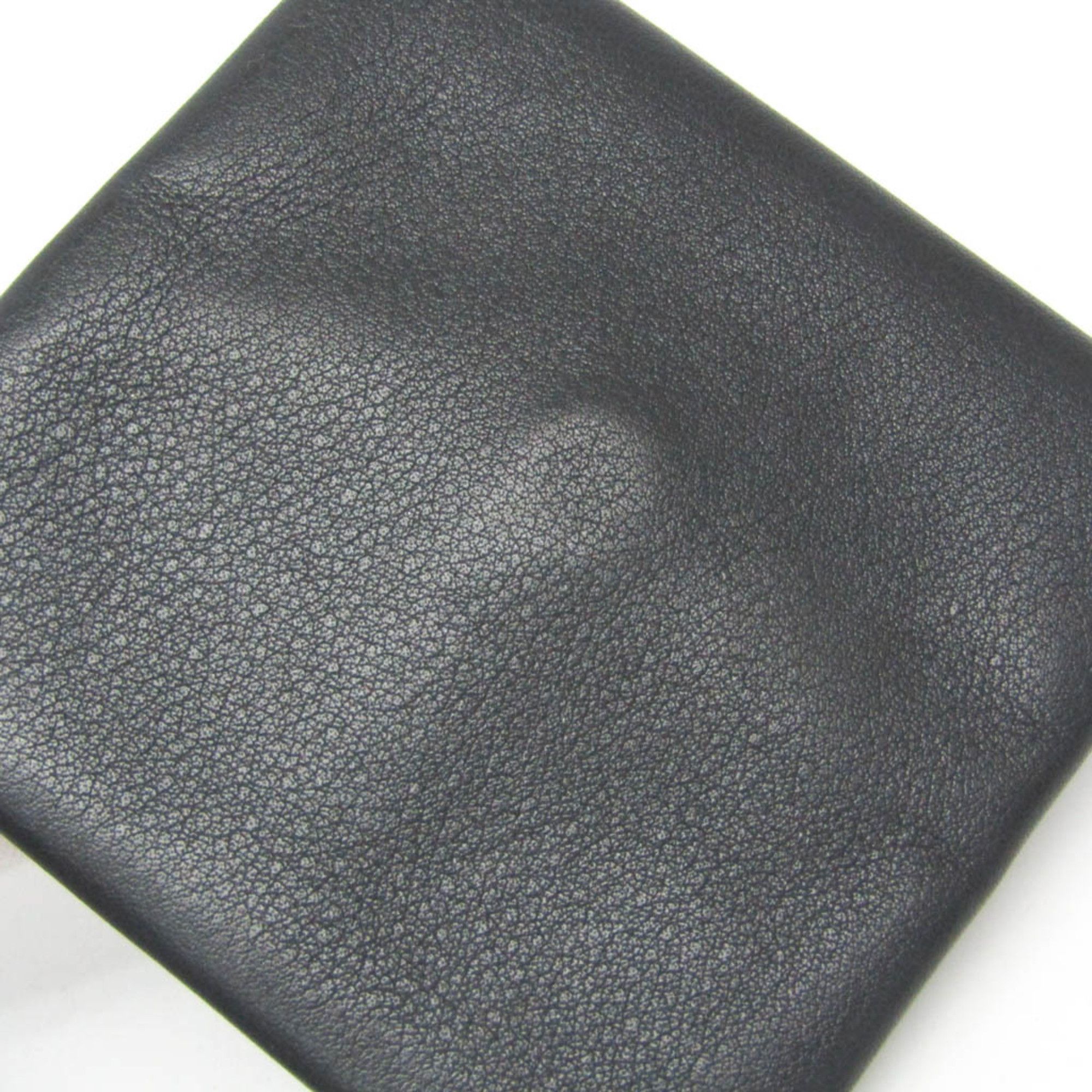 Hermes Hermes Bastia Verso Men,Women Leather Coin Purse/coin Case Black,Navy Size ONE SIZE - 7 Thumbnail