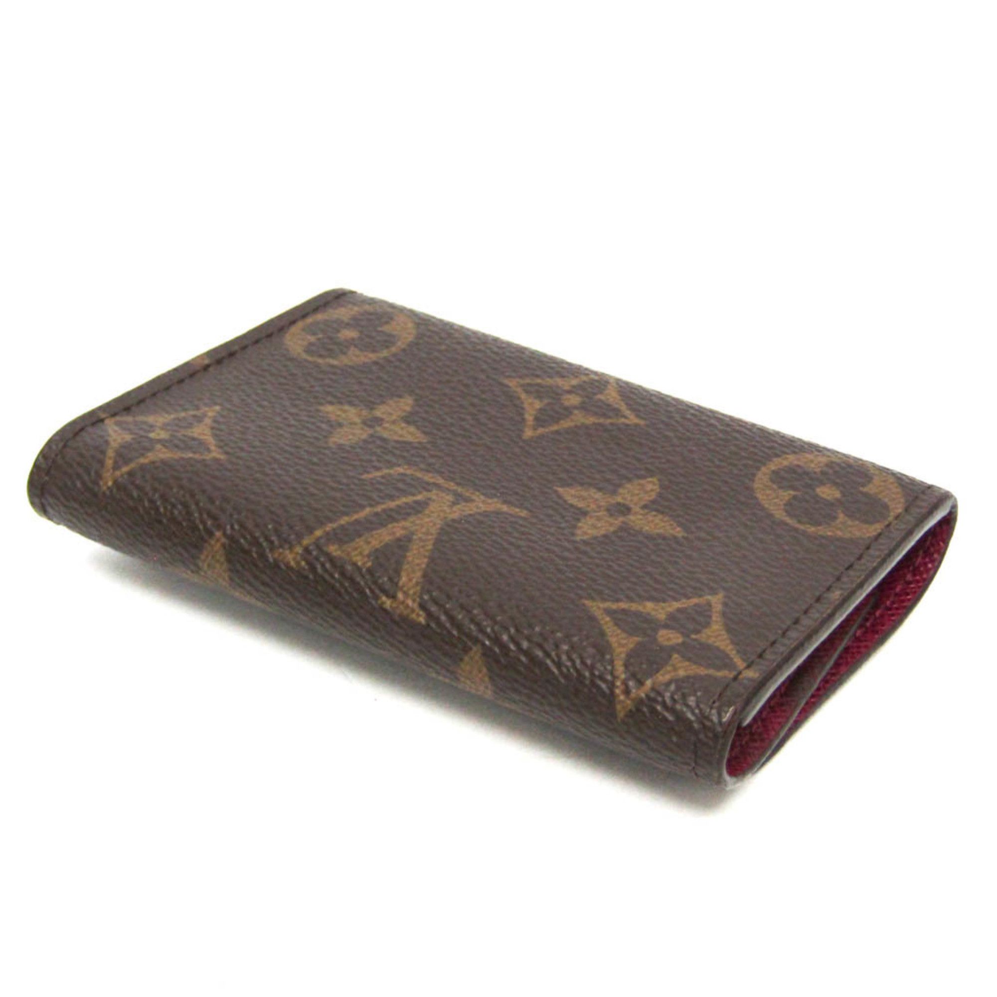 Louis Vuitton Louis Vuitton Monogram 6 Key Holder M60701 Women's Monogram Key Case Brown,Fuchsia Size ONE SIZE - 2 Thumbnail