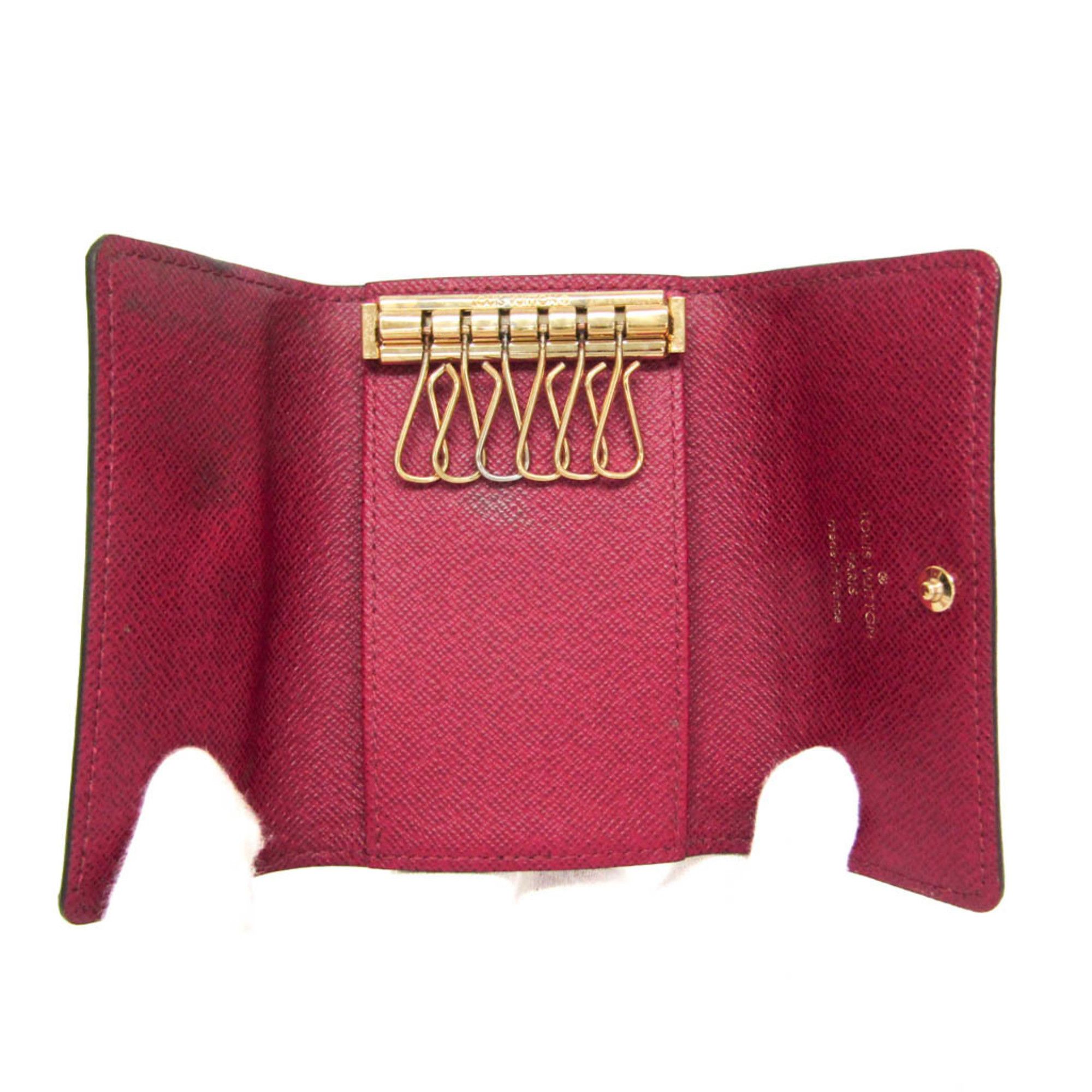 Louis Vuitton Louis Vuitton Monogram 6 Key Holder M60701 Women's Monogram Key Case Brown,Fuchsia Size ONE SIZE - 3 Thumbnail