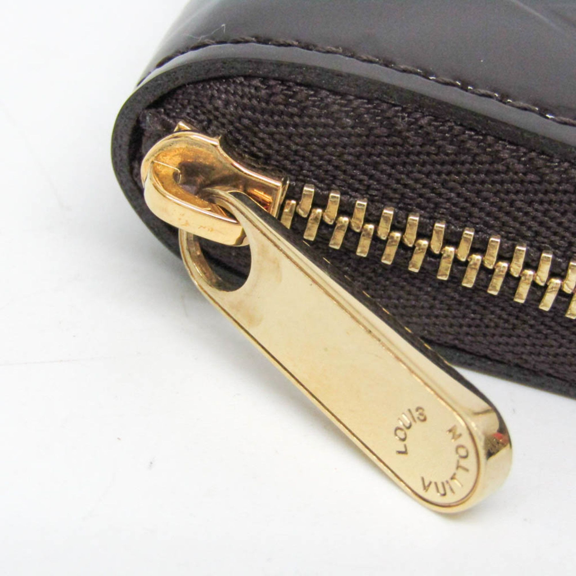 Louis Vuitton Louis Vuitton Monogram Vernis Zippy Coin Purse M93607 Women's Monogram Vernis Coin Purse/coin Case Amarante Size ONE SIZE - 7 Thumbnail