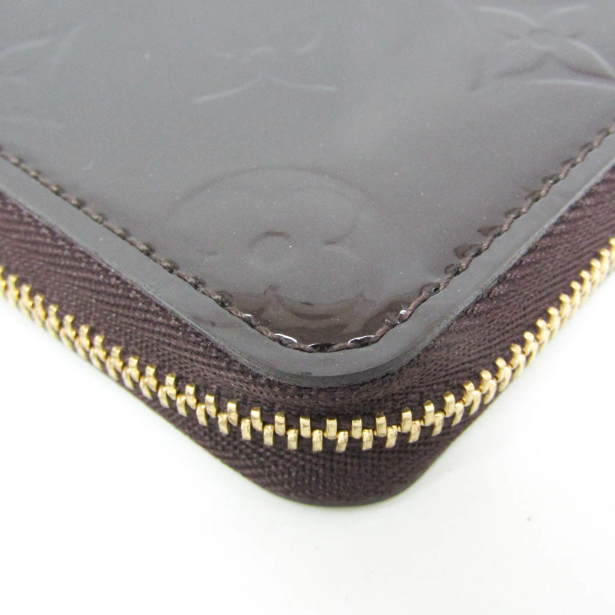 Louis Vuitton Louis Vuitton Monogram Vernis Zippy Coin Purse M93607 Women's Monogram Vernis Coin Purse/coin Case Amarante Size ONE SIZE - 6 Thumbnail