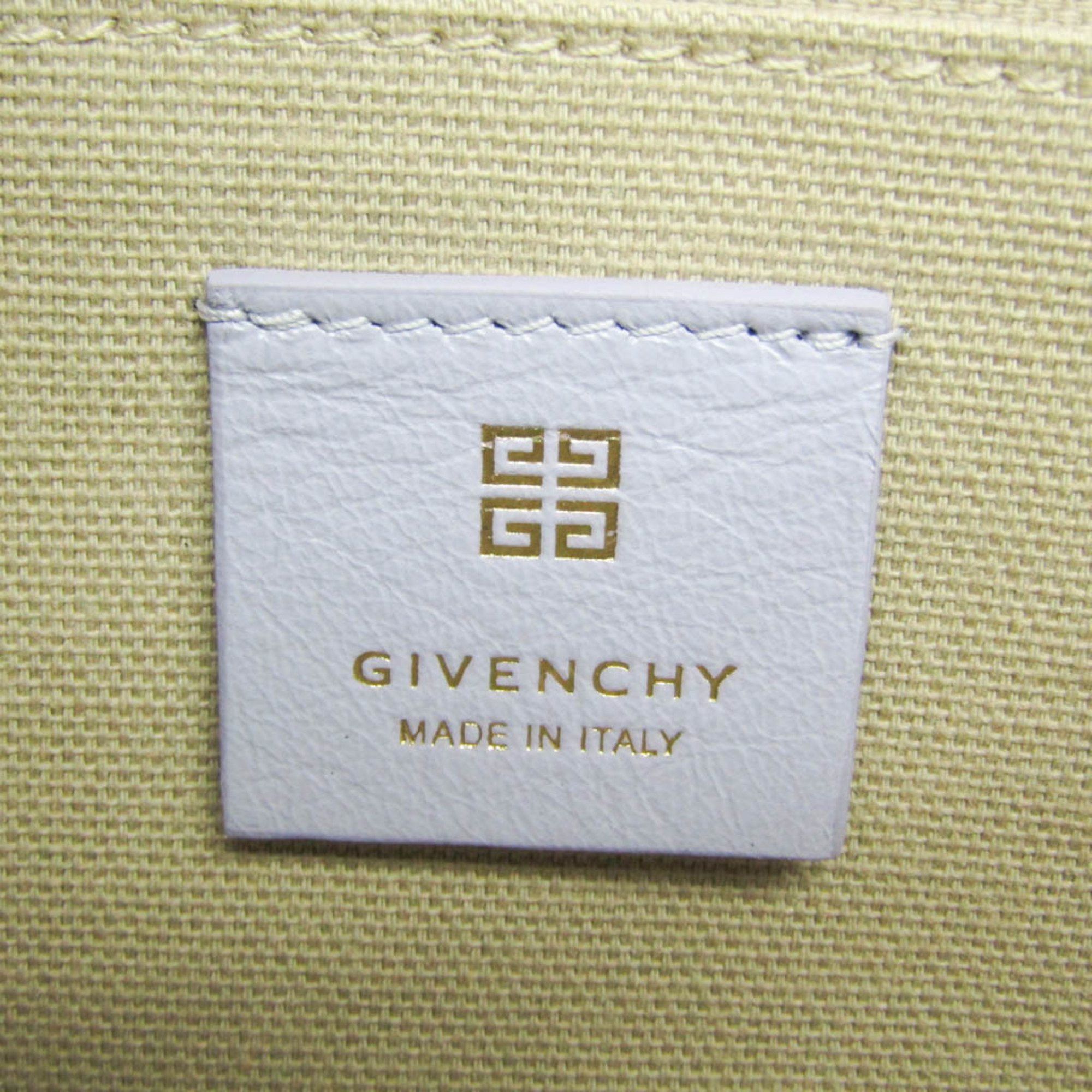 Givenchy Givenchy Voyou Zip Pouch BB60LTB1KR Women's Leather Handbag,Pouch Light Purple Size ONE SIZE - 14 Thumbnail