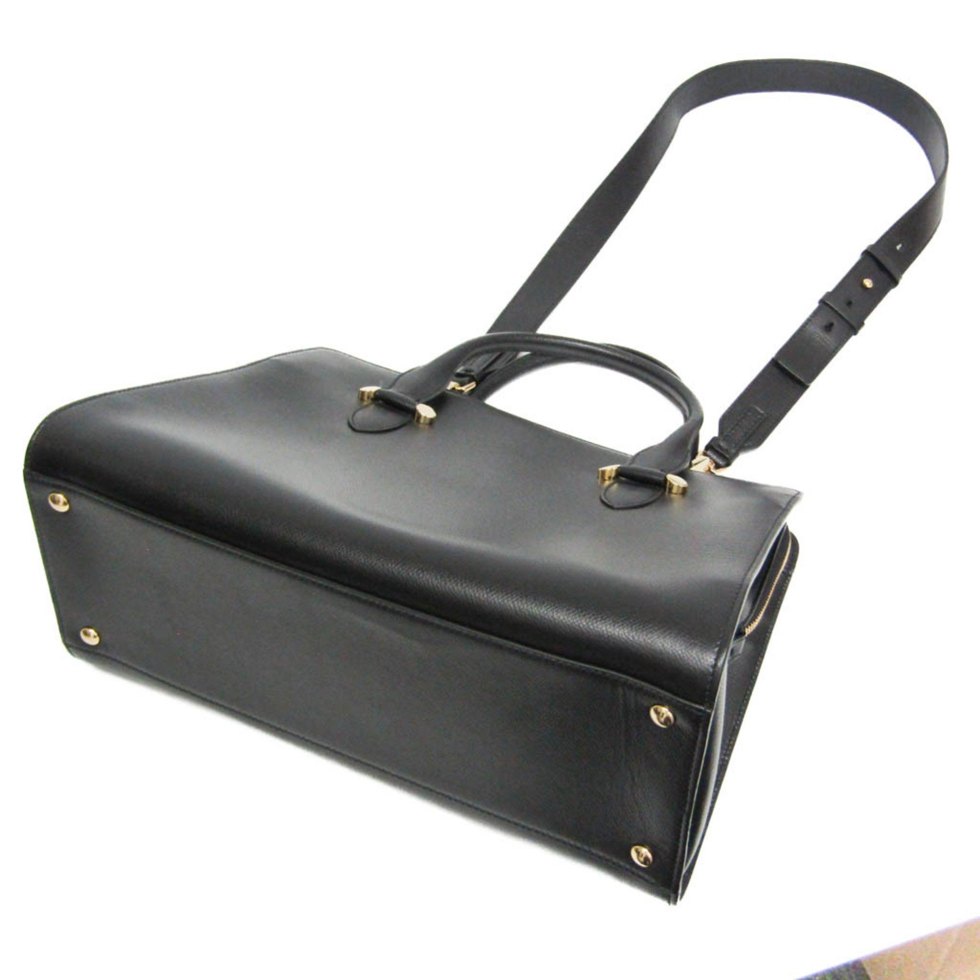 Salvatore Ferragamo Salvatore Ferragamo TODAY EE 21 G876 Women's Leather Handbag,Shoulder Bag Black Size ONE SIZE - 3 Thumbnail