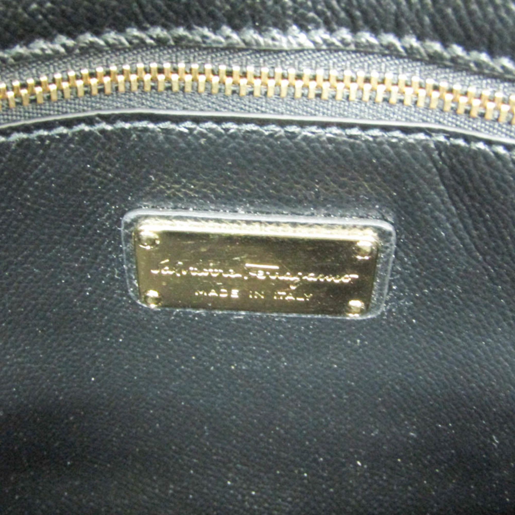 Salvatore Ferragamo Salvatore Ferragamo TODAY EE 21 G876 Women's Leather Handbag,Shoulder Bag Black Size ONE SIZE - 15 Thumbnail