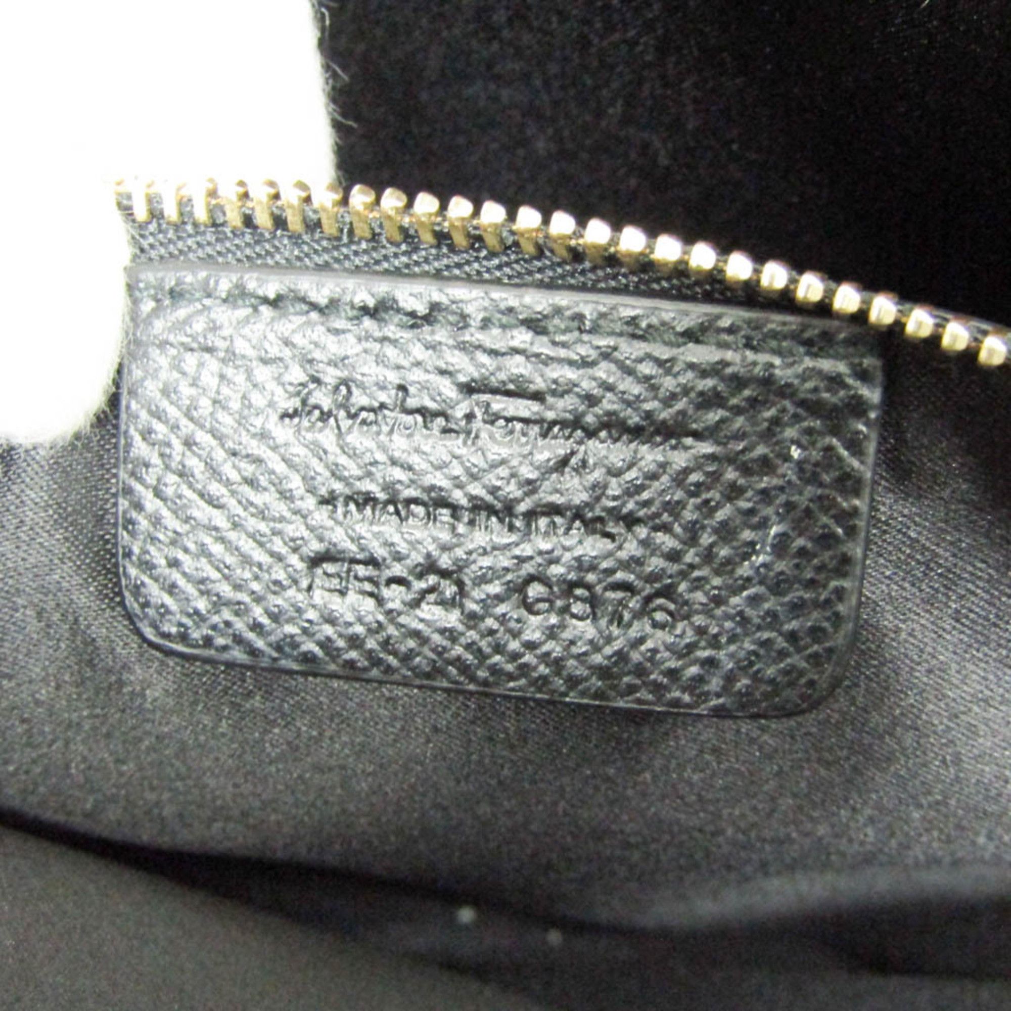 Salvatore Ferragamo Salvatore Ferragamo TODAY EE 21 G876 Women's Leather Handbag,Shoulder Bag Black Size ONE SIZE - 16 Thumbnail