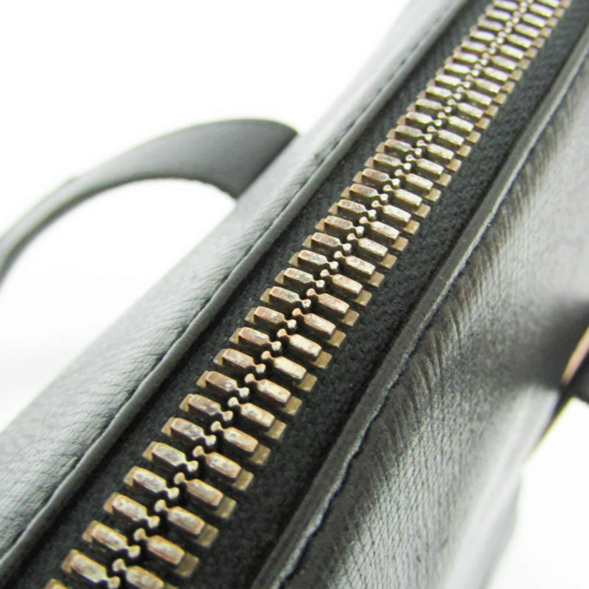 Valextra Valextra Women's Leather,Metal Handbag Pink Gold,Black Size ONE SIZE - 12 Thumbnail