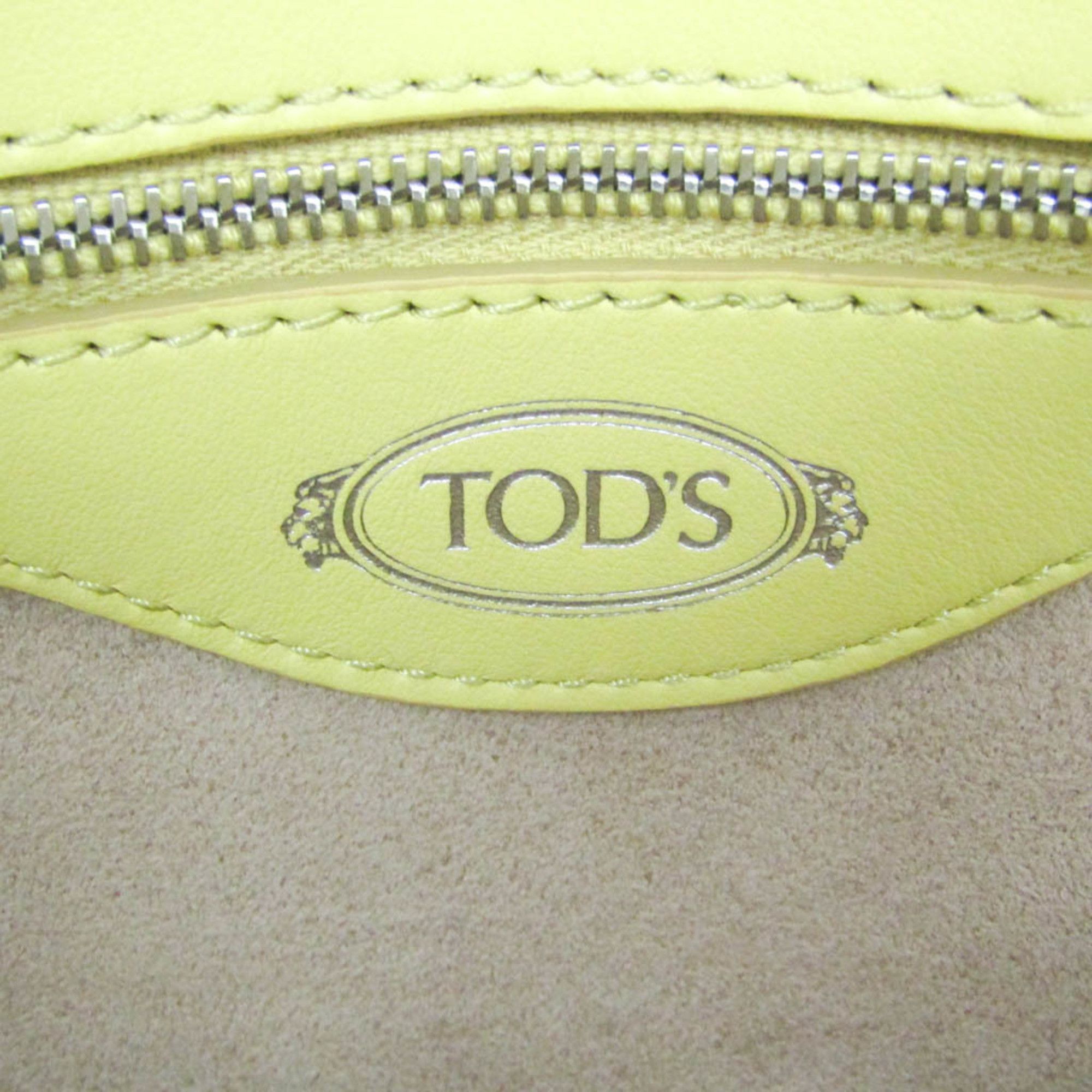 Tod's Tod's Sella Women's Leather Handbag,Shoulder Bag Yellow Size ONE SIZE - 13 Thumbnail