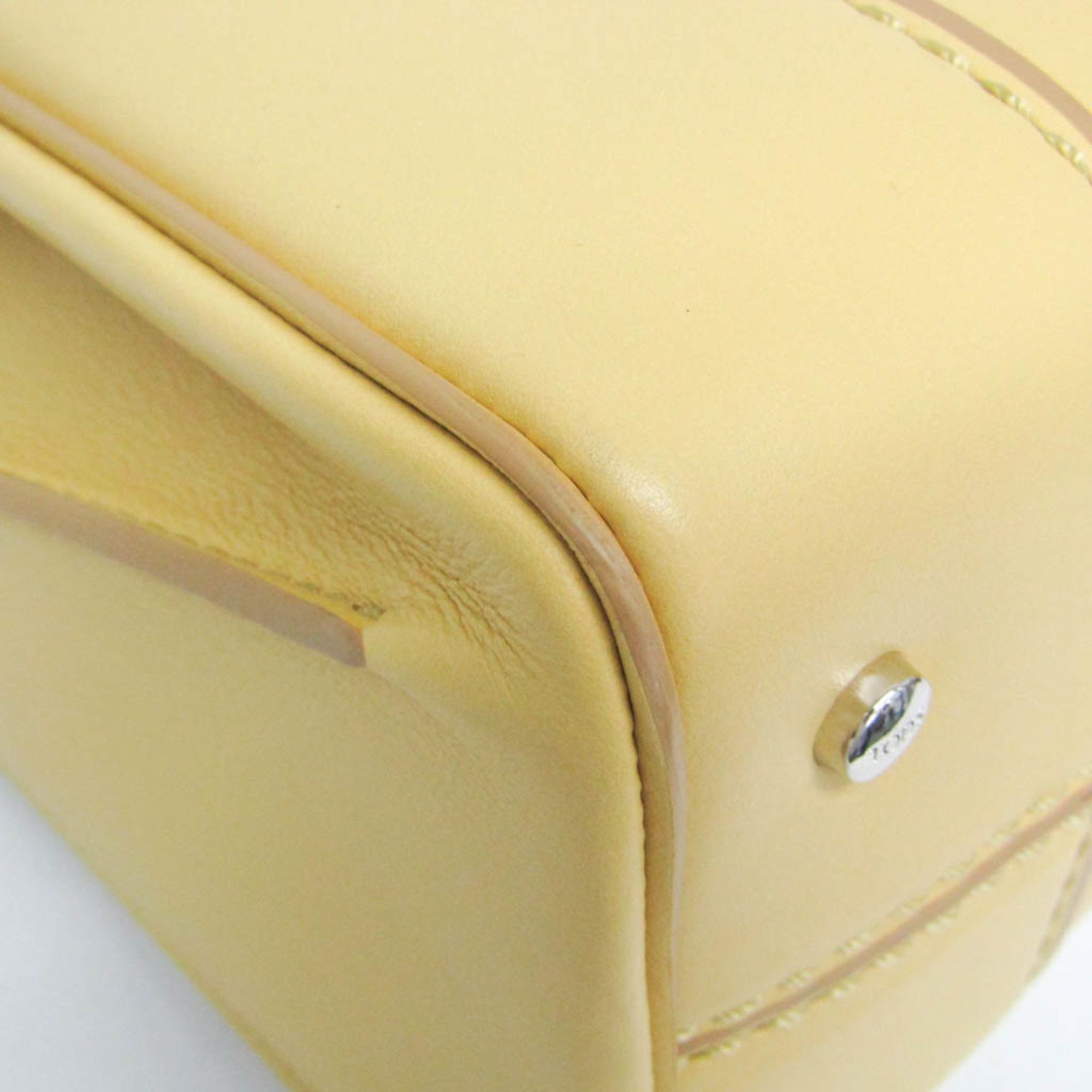 Tod's Tod's Sella Women's Leather Handbag,Shoulder Bag Yellow Size ONE SIZE - 5 Thumbnail