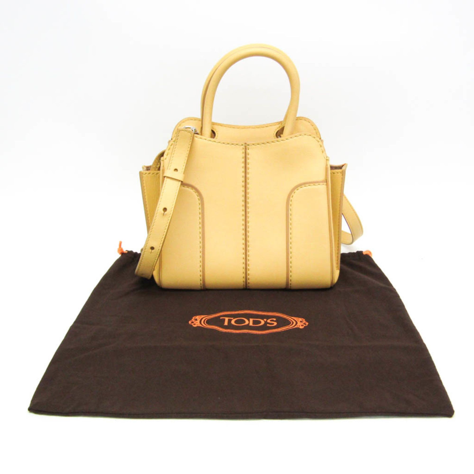 Tod's Tod's Sella Women's Leather Handbag,Shoulder Bag Yellow Size ONE SIZE - 2 Thumbnail