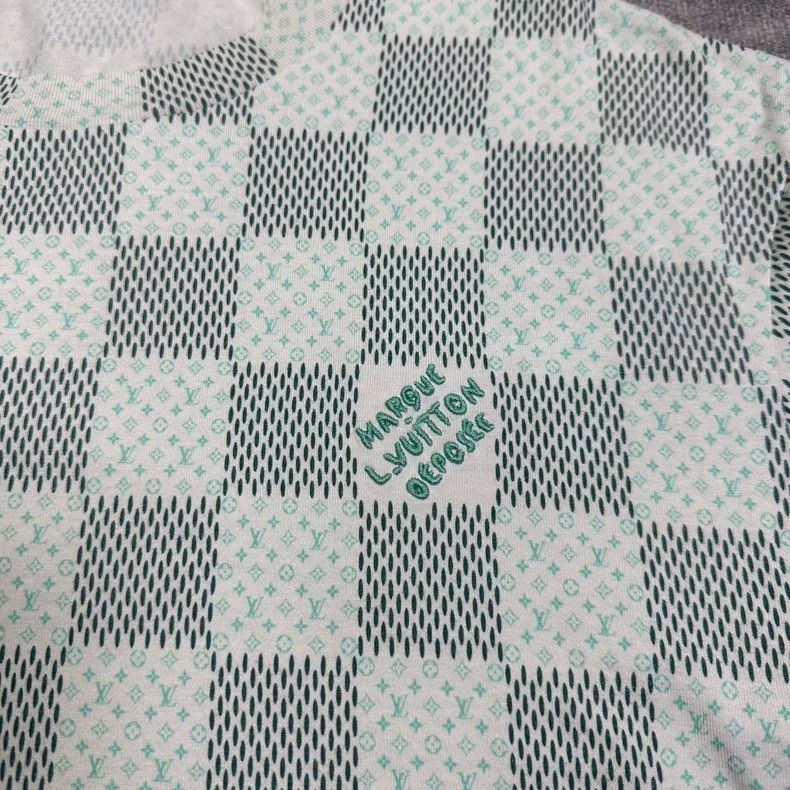 Louis Vuitton Louis Vuitton SS24 Checkerboard Short Sleeve Tee - dmc Size US L / EU 52-54 / 3 - 5 Thumbnail
