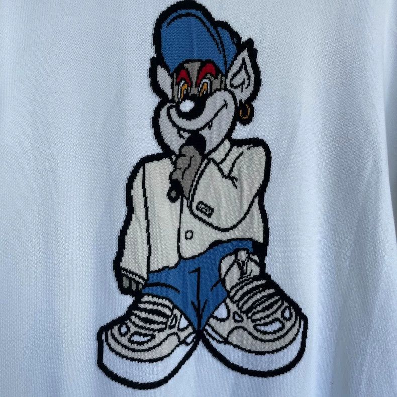 Louis Vuitton Louis Vuitton Singing Bear Knit Tee - dmc Size US L / EU 52-54 / 3 - 3 Thumbnail