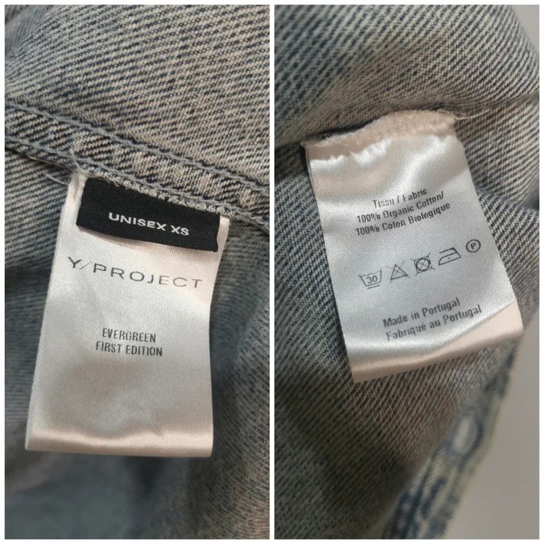 Y/Project Spliced Denim Jacket - dmc