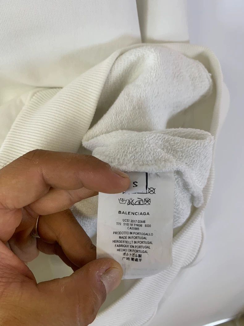 Balenciaga Balenciaga Logo Print Hoodie Sweatshirt - dmc Size US S / EU 44-46 / 1 - 4 Thumbnail