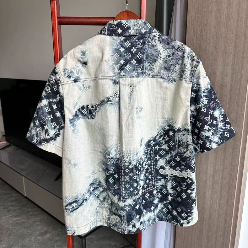 Louis Vuitton Louis Vuitton Denim Tie-Dye Shirt - dmc Size US L / EU 52-54 / 3 - 2 Thumbnail