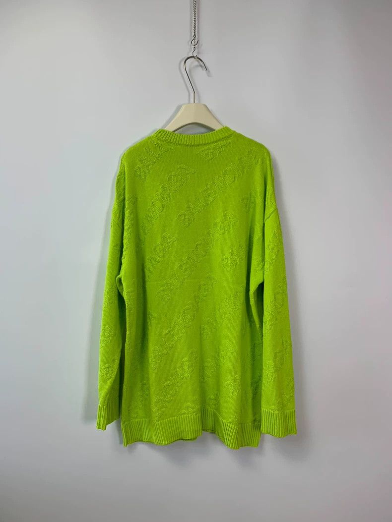 Balenciaga Balenciaga SS22 Logo Knit Crewneck Sweater - dmc Size US S / EU 44-46 / 1 - 2 Thumbnail