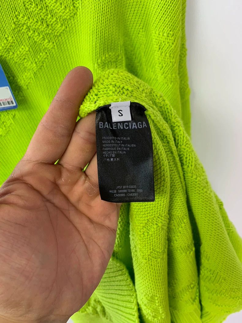 Balenciaga Balenciaga SS22 Logo Knit Crewneck Sweater - dmc Size US S / EU 44-46 / 1 - 4 Thumbnail
