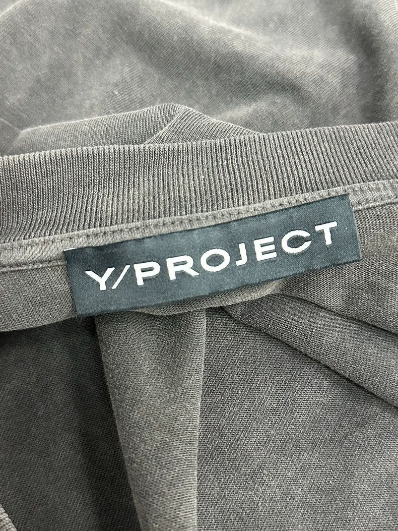 Y/Project Y/Project Gray Rose Distressed Short-Sleeve Tee - dmc Size US XS / EU 42 / 0 - 5 Thumbnail