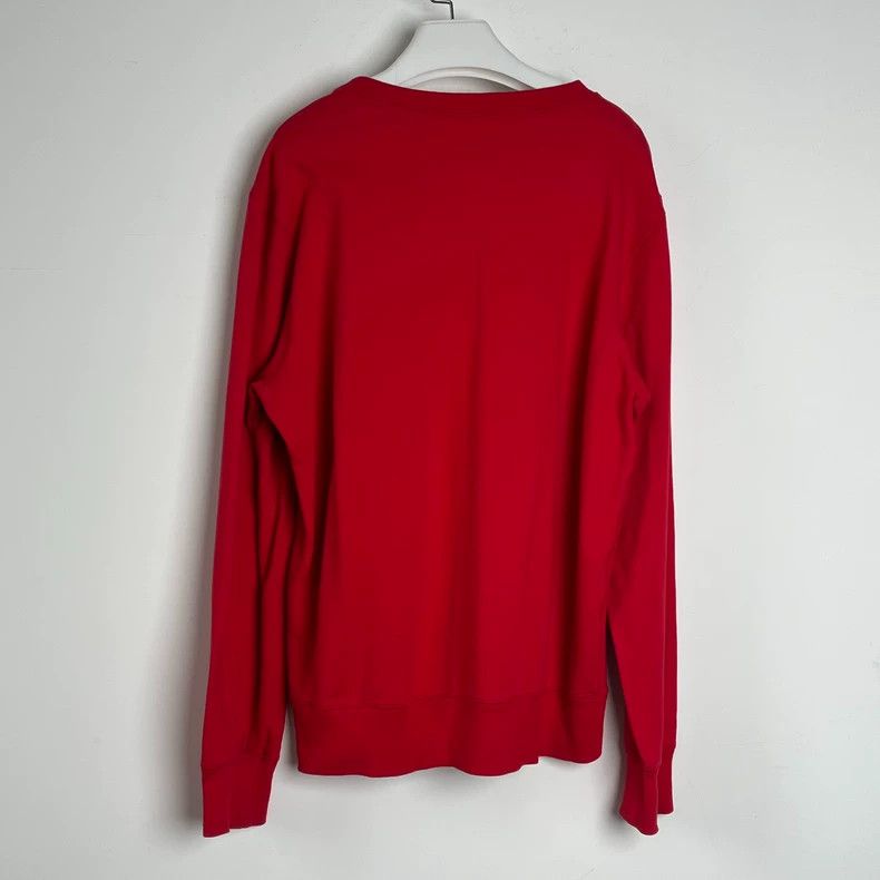 Louis Vuitton Louis Vuitton x Supreme Red Sweatshirt L - dmc Size US L / EU 52-54 / 3 - 2 Thumbnail