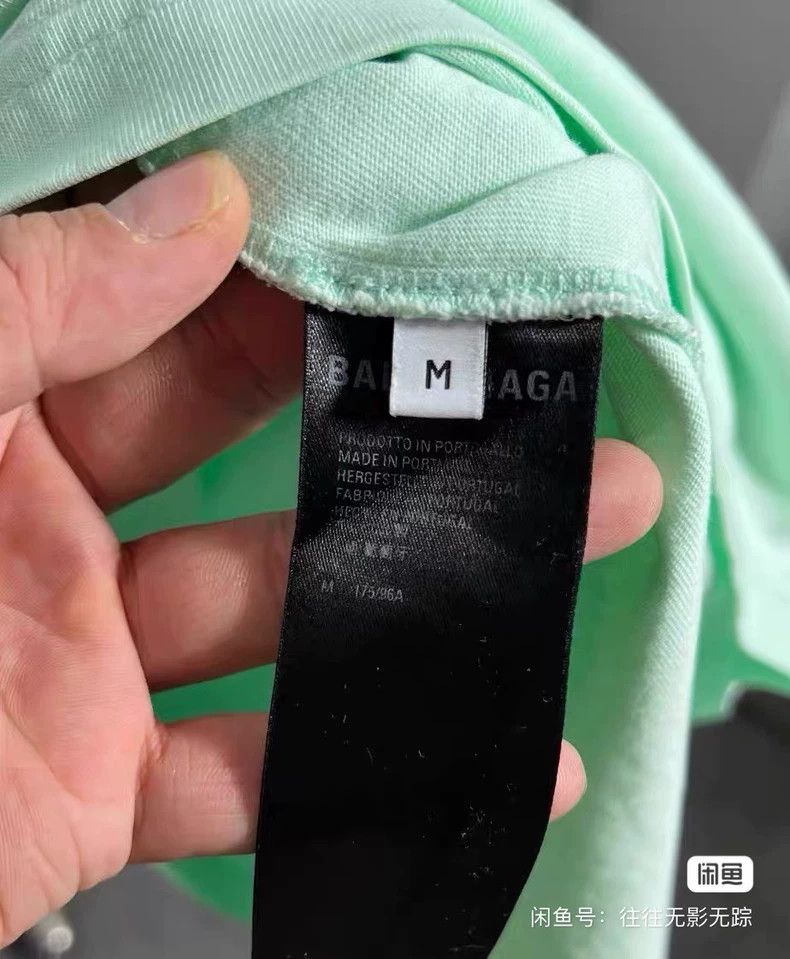 Balenciaga Balenciaga Embroidered Green T-shirt M - dmc Size US M / EU 48-50 / 2 - 4 Thumbnail