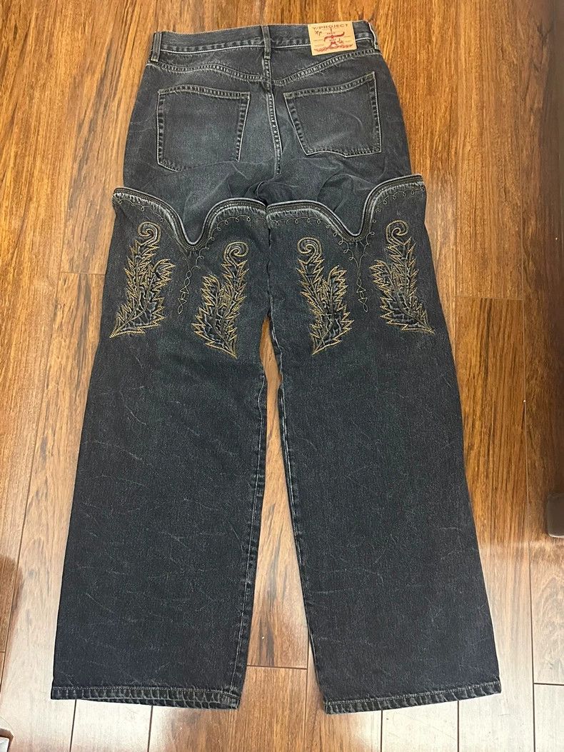 Y/Project Y Project Cowboy Cuff Jeans - dmc Size US 26 / EU 42 - 4 Thumbnail