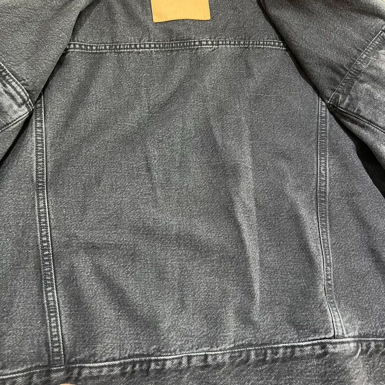 Balenciaga Balenciaga Black Distressed Denim Jacket - dmc Size XXS / US 00 / IT 34 - 5 Thumbnail