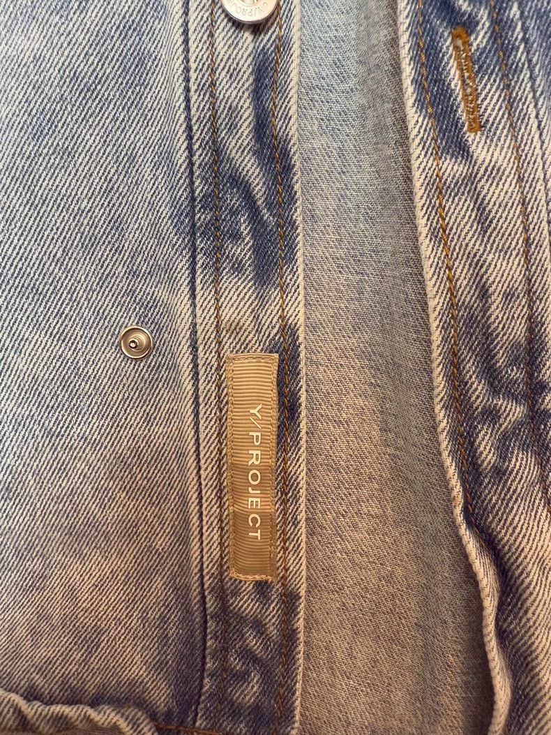 Y/Project Y/Project Irregular Button Denim Shirt Jacket - dmc Size US M / EU 48-50 / 2 - 6 Thumbnail