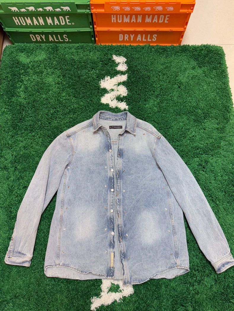 Y/Project Y/Project Irregular Button Denim Shirt Jacket - dmc Size US M / EU 48-50 / 2 - 2 Thumbnail