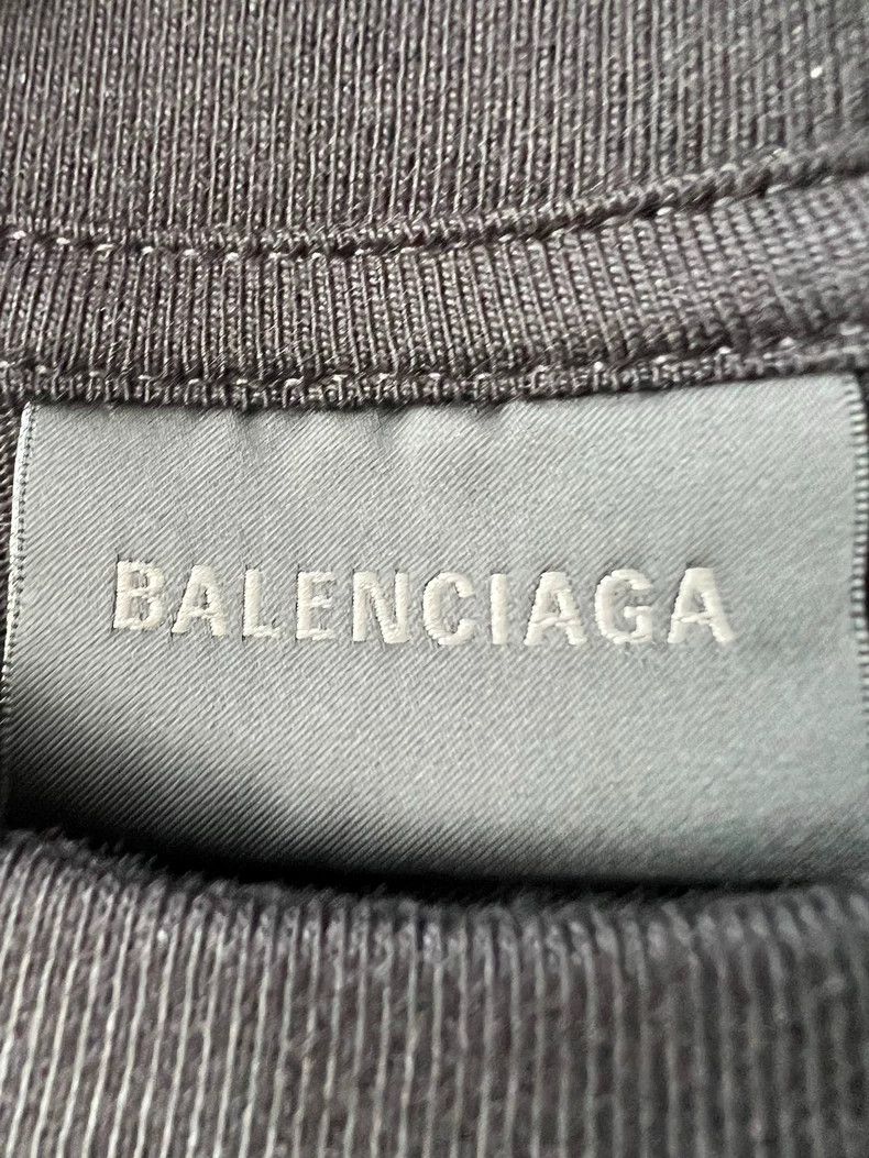 Balenciaga Balenciaga Classic Small Logo T-Shirt - dmc Size US L / EU 52-54 / 3 - 3 Thumbnail