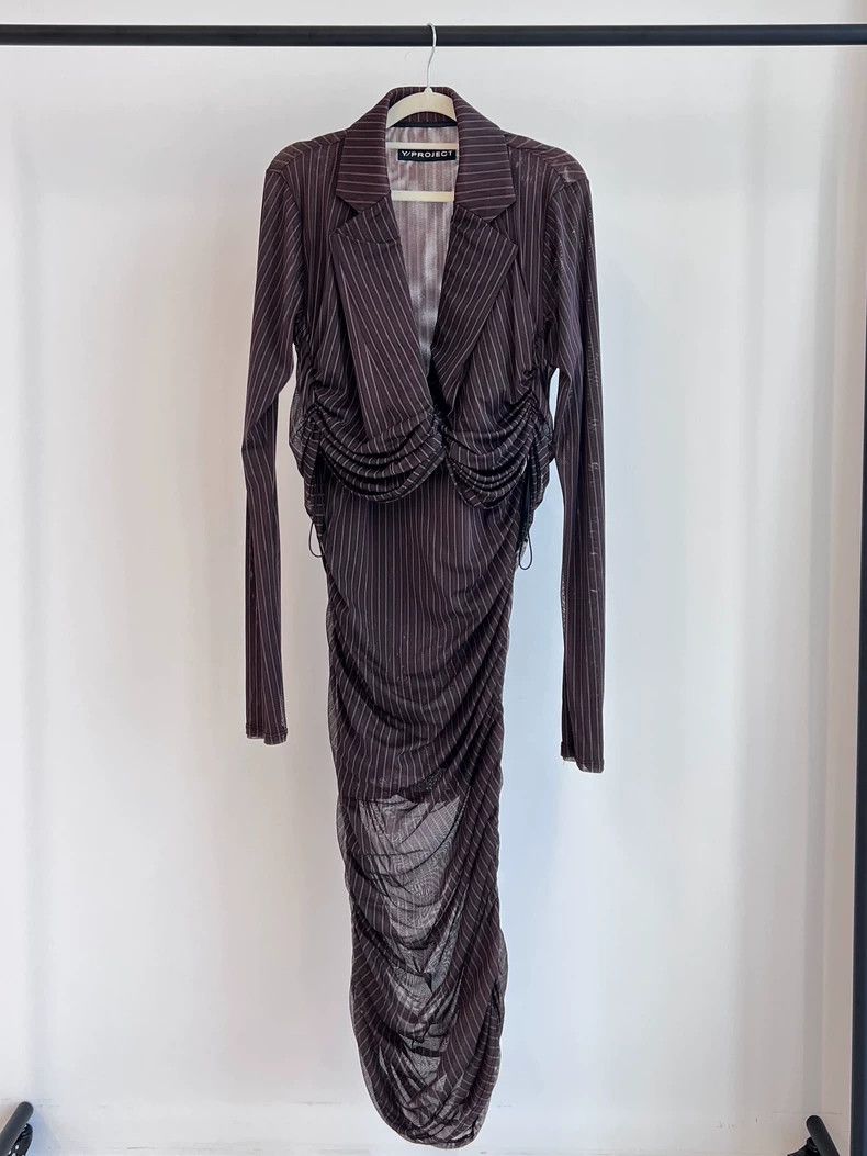Y/Project Y/project Striped Shirtdress - dmc Size US XS / EU 42 / 0 - 5 Thumbnail