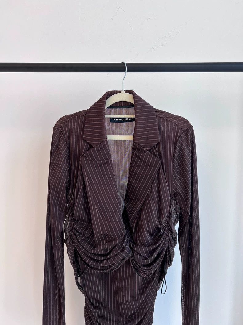 Y/Project Y/project Striped Shirtdress - dmc Size US XS / EU 42 / 0 - 2 Thumbnail
