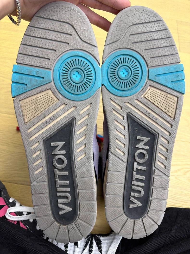 Louis Vuitton Louis Vuitton LV Trainer High Top Sneakers - dmc Size US 12 / EU 45 - 5 Thumbnail